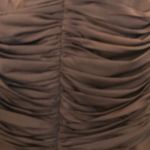 NWOT Alex Perry Haines gown with gloves brown Size 6 Photo 3