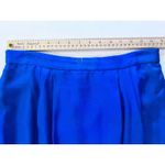 Adrianna Papell Vintage ‎ Lined Silk Cerulean Blue Blazer & Skirt Suit Size 10 Photo 8