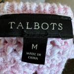 Talbots ‎ Pink Crochet Top, Cottagecore Coastal Boho Romantic Medium Vacation Photo 3