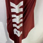 PINK - Victoria's Secret PINK Victoria’s Secret Three Quarter Zip Maroon Pullover Size Medium Photo 4