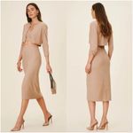 Reformation  Janice Midi Skirt Photo 1