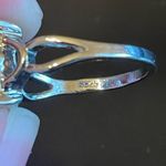 Exquisite purple amethyst S925 silver ring size 8.75 Photo 7