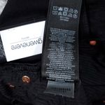 7 For All Mankind Women’s Mid Rise Gwenevere Skinny Jeans Size 23 Black Stretch Photo 5