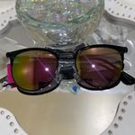 Betsey Johnson Black Sunglasses with Iridescent Lenses Photo 1