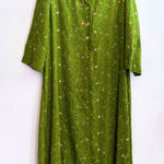 Vintage Celestial Maxi Dress Fairycore Fairy Whimsical 90s 2X Green Size XXL Photo 0