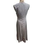 DKNY  Striped Midi Dress Sleeveless V-Neck Casual Summer Dress Size 10‎ Photo 1