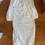 VICI - XS white long coverup Photo 0