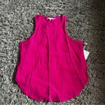 Good American 
Good Touch Cutaway Woven Tank In Hawiian Pink size 0 Photo 0