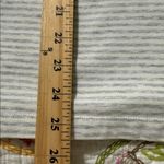 L.L.Bean  women’s plus size 1X striped pullover long sleeve tee grey and ivory Photo 2