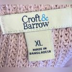 Croft & Barrow - Women's Shaker‎ Cardigan Lavender Sweater Size XL Photo 5