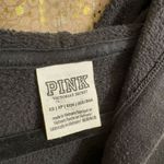 PINK - Victoria's Secret  Black Pastel Rainbow Logo Pullover Hoodie Sweater XS/S Photo 3