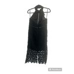 Bardot ✨ short lace high-neck Sz. 10  dress with illusion details✨ Photo 12