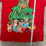 🦋 Meowy Christmas Red Cat T Photo 4