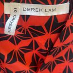 Derek Lam 10 Crosby Sleeveless Printed Godet Dress Photo 5