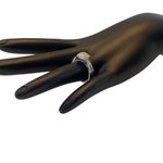 STERLING SILVER W/14K ROSE GOLD OVERLAY ACCENTS .33CTW GENUINE DIAMOND RING (7) Photo 3