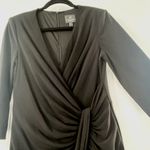 Adrianna Papell  Draped Cascading Jumpsuit Black Draped Size 6 Cocktail Classic Photo 11