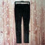 Michael Kors MICHAEL  Size S Black Penne Velvet Leggings Pull On Pants Photo 1