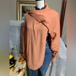 LuLaRoe Kristen Peach Cowl Neck Pullover Photo 2