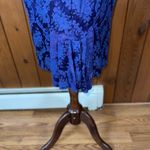 Gorgeous Vintage 90s Scott McClintock Brocade Cocktail Dress! Blue Size 8 Photo 7