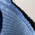 Denim dress with ruched top Blue Size M Photo 3