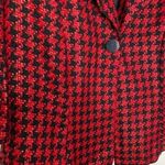 Lane Bryant  red black gold houndstooth blazer 16 Photo 1