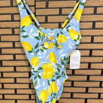Time & Tru Blue Lemon One Piece‎ Size Medium Photo 0