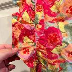 Peyton &‎ Parker dress 100% Cotton Pink Floral Ruffle Smocked Bib Tie size M Size M Photo 1