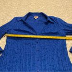 JM Collection Women’s Button Down Shirt with 3/4 Sleeves Size 12 Photo 4