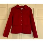 Pendleton  100% Merino Wool red blazer jacket small Photo 9