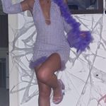 SheIn Lavender mini dress Photo 1