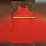 Sfera Layered Front Crew Neck burnt orange tiered sleeveless mini Dress M/L Red Size L Photo 14