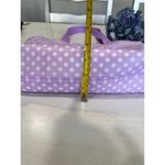 Estée Lauder Cute Lavender Polka Dot Tote Bag Large Casual Shopping Beach Bag Photo 3