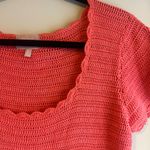 Show Me Your Mumu  Coral Crochet Mini Dress Photo 5