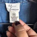 Andrea Jovine AJ‎  Hi-Low Chambray Tie Up Tunic Top Photo 2