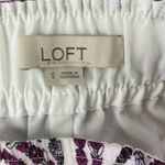 Ann Taylor Paisley Print White & Pink A Line Maxi Full Length Skirt S Photo 3