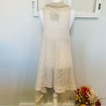 Anthropologie  Angel of the North Lua Sweater Duster Vest - Cream Pointelle Knit Photo 2