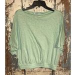 Stateside NWT Women's  Crop Batwing mint green Top, size Large Photo 1