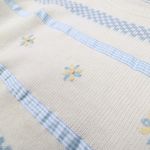 Cricket Lane Collection Vintage Womens‎ White Floral Short Sleeve Sweater Large Photo 6