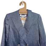 Veronica Beard NEW NWT  Dale Linen Dickey Blazer Jacket In Blue Melange Photo 5