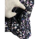 The North Face  Vest Womens Small Black Floral Print Puffer Zip High Neck Photo 4