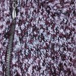 Dress Barn  Size Medium M Purple Marbled Zipper Sweater Winter Warm Cozy Comfy Photo 10