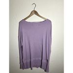 We The Free NWOT ‎ Purple Oversized Long Sleeve Top SIze Small Photo 4