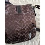 Coach Vintage H0868-F12852 Dark Brown Sparkly Signature Women’s Bag Crossbody Photo 11