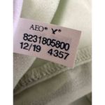 American Eagle  AEO Green Cream Floral Print Romper Women's Size X-Small XS Photo 9