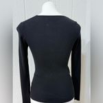 EXPRESS  Black Ribbed Knit Sweater Photo 4