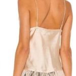L'Academie The Alix Top & Feather Trim The Chantal Pant Beige Cream Womens Small Photo 1