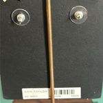 Ann Taylor  Hollywood Glam Light Blue Aquamarine Crystal Rhinestone Drop Earrings Photo 1