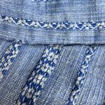 Loft 3/$15 blue faux wrap skirt Photo 4