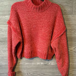 Urban Outfitters UO Chenille Sweater‎ pink medium Photo 0
