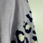 THML  Too Wild Colorblock Mixed Print Sweater Size small. Pink Lavender zebra Photo 10